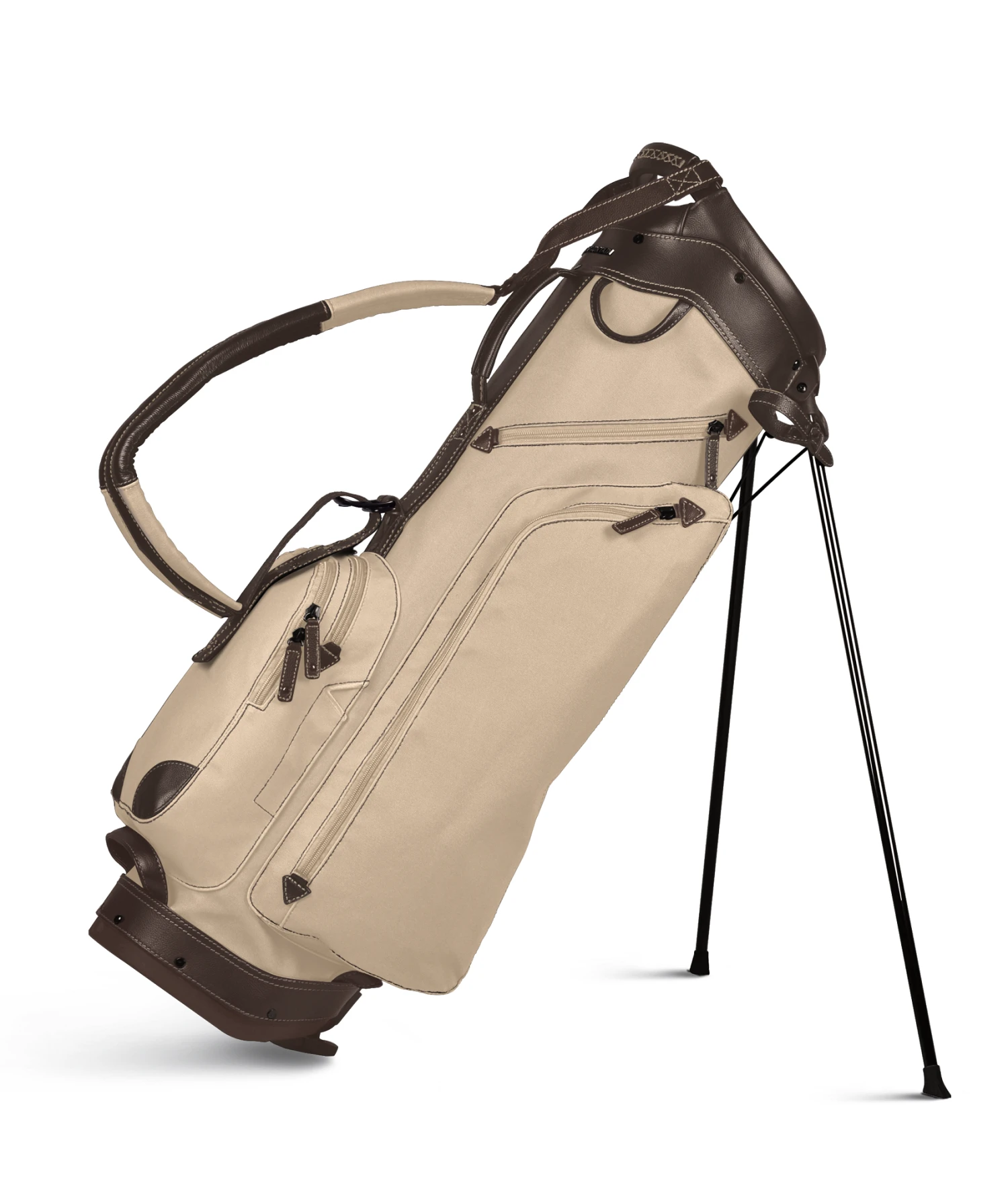 Sun Mountain Golf Canvas & Leather Carry Stand Bag - Image 2